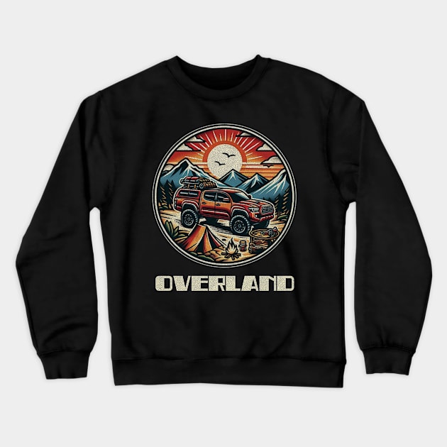 Off grid Toyota tacoma Crewneck Sweatshirt by Tofuvanman